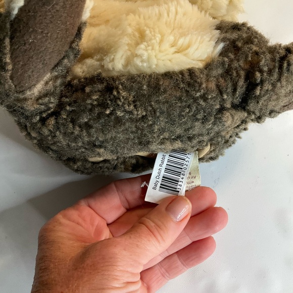 Folkmanis Baby Dutch Rabbit Full Body Hand Puppet Plush Animal Toy Realistic - Picture 3 of 4